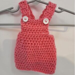 Crochet jumper dress for‎ 18" Doll - American Girl, MyLife, Our Generation